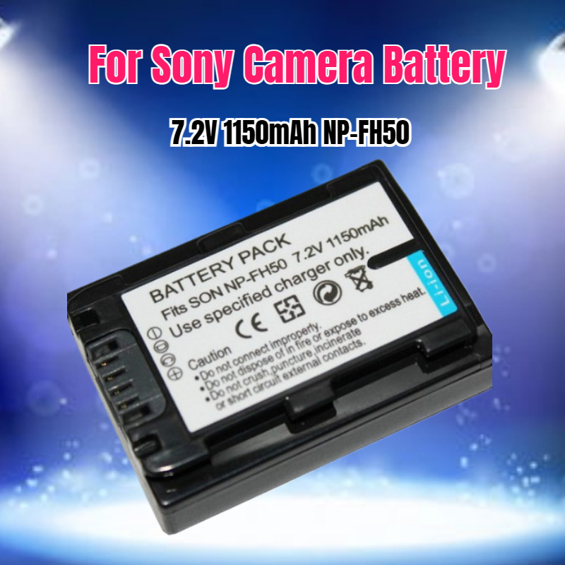 Drone Battery - Batteria per fotocamera NP-FH50 da 7,2