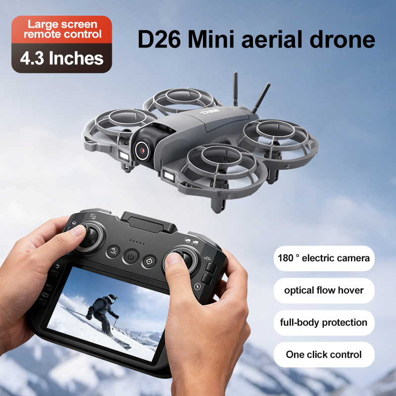 Drone D26 4K HD Aereo 180° °   - Drone Charger recensione e prezzo